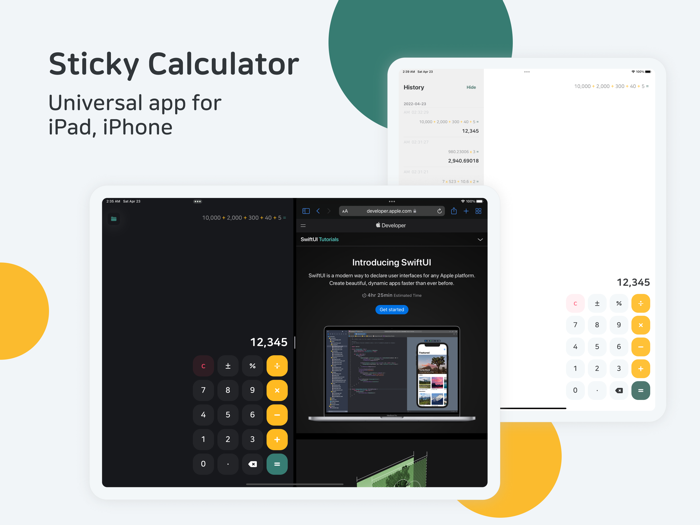 StickyCalculator