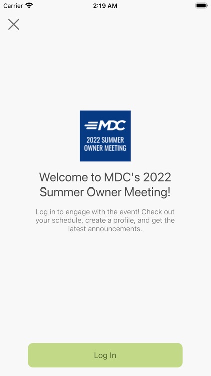 MDC Owner Meetings