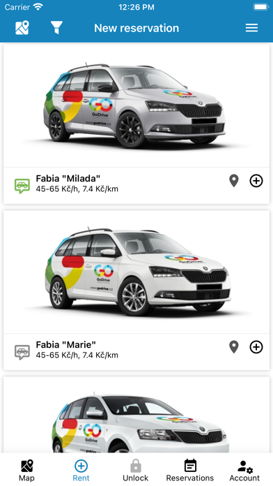 GoDrive CZ Screenshot