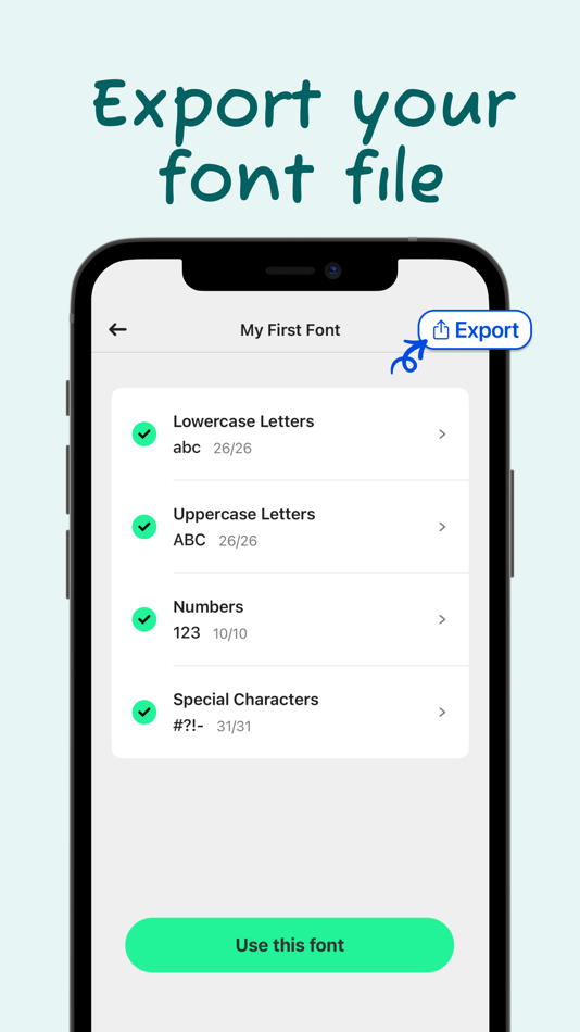 #4. Font Maker: Create Your Font (iOS) 由: Burak Eray Kayis