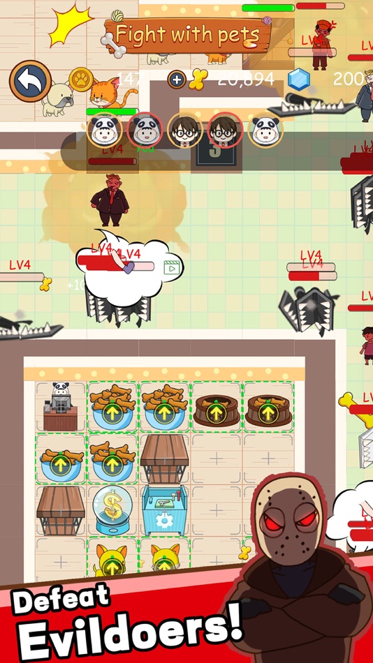 #4. Fight With Pets (iOS) 由: 80ugame limited