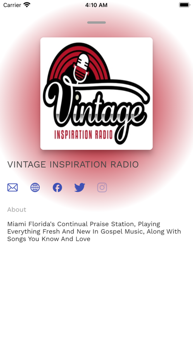 VINTAGE INSPIRATION RADIO Screenshot