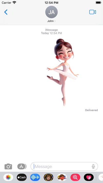 Ballerina Stickers screenshot-3