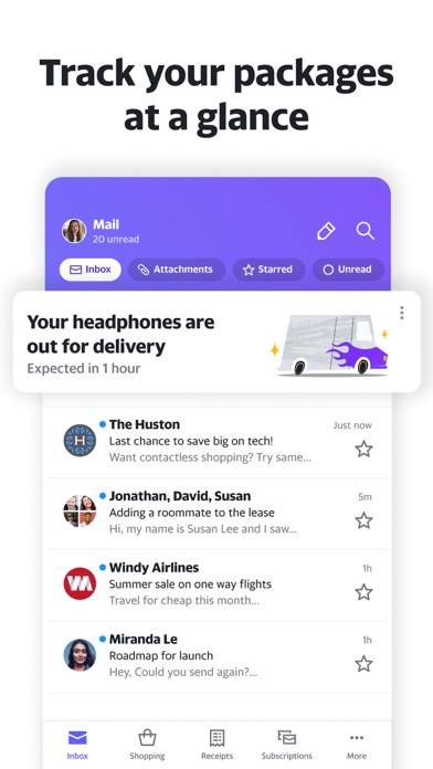 Yahoo Mail - Organized Email Screenshot