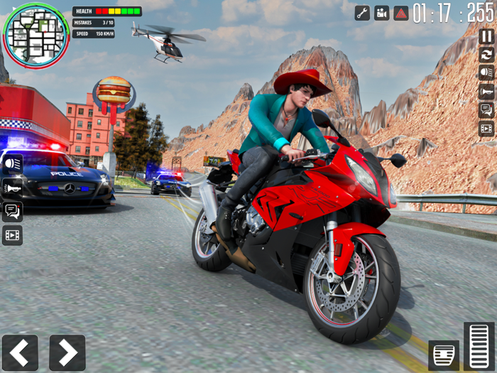Xtreme Motorbikes Driving Game