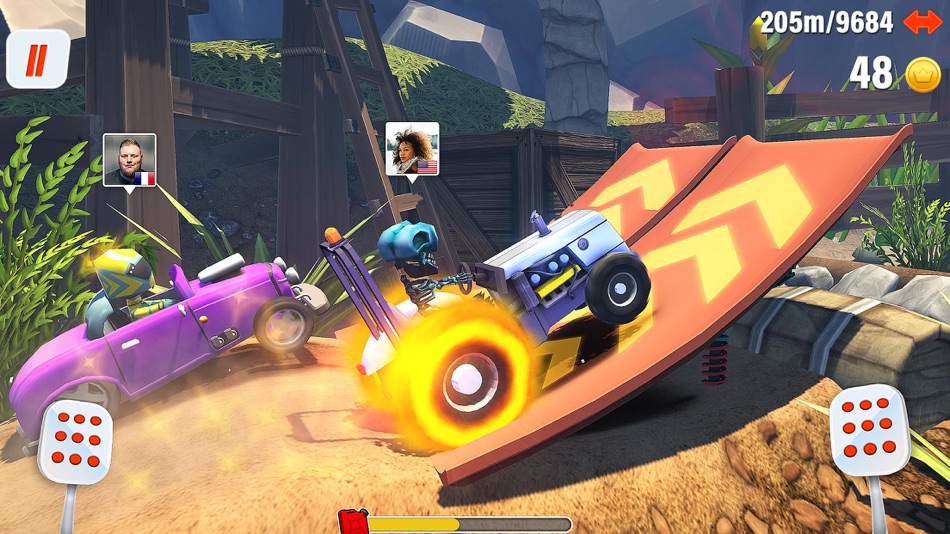 #5. Hill Crawler Wheels:Racetrack (iOS) 由: Rooster Games