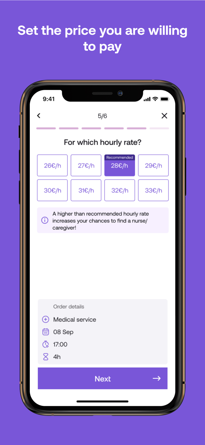 FLEXXI - Care  Help booking