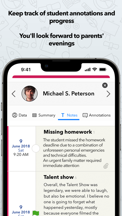 iDoceo - Planner and gradebook Screenshot