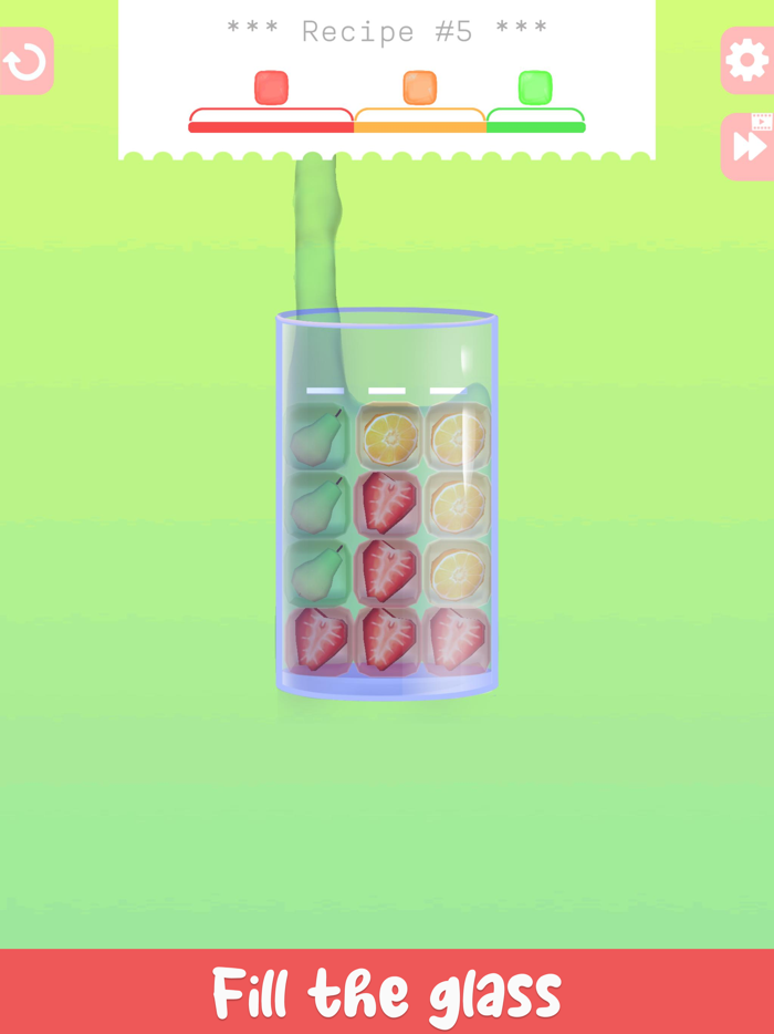 Frozen Fruit Blocks Ice Juice