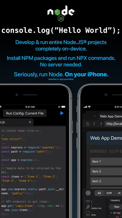 WebForge IDE iPhone-skjermbilde 4