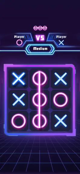 Game screenshot Tic Tac Toe 2 Player: XO Glow mod apk