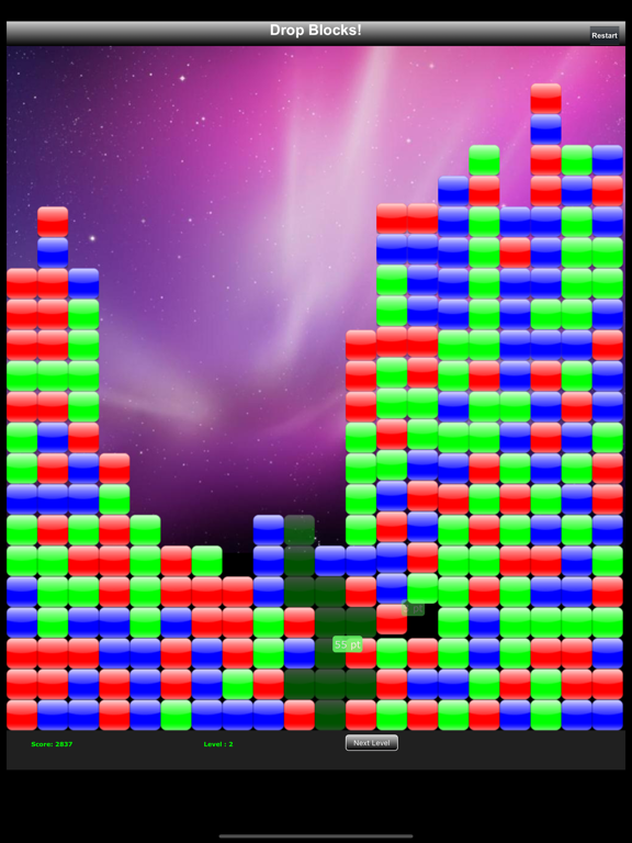 Screenshot #5 pour Drop Blocks - matching game