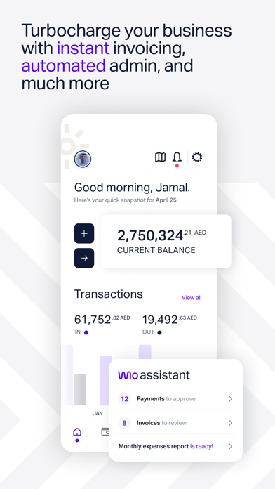 Wio Business Screenshot