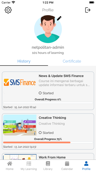 Sprint SMSFinance Screenshot