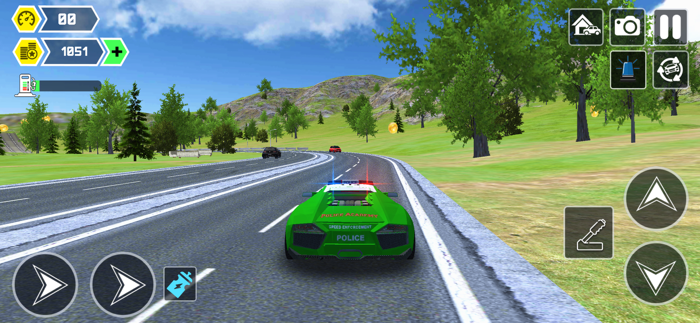 Police Car Stunts Driving Game