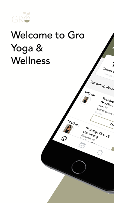 Gro Yoga and Wellness Screenshot