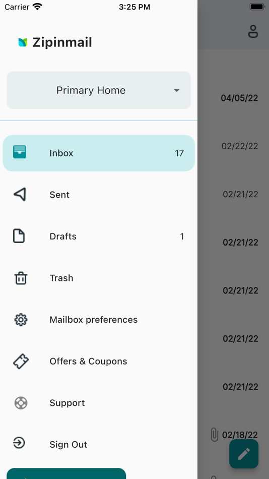 #2. Zipinmail I Virtual Mailbox (iOS) 由: Digital Mailbox, Inc