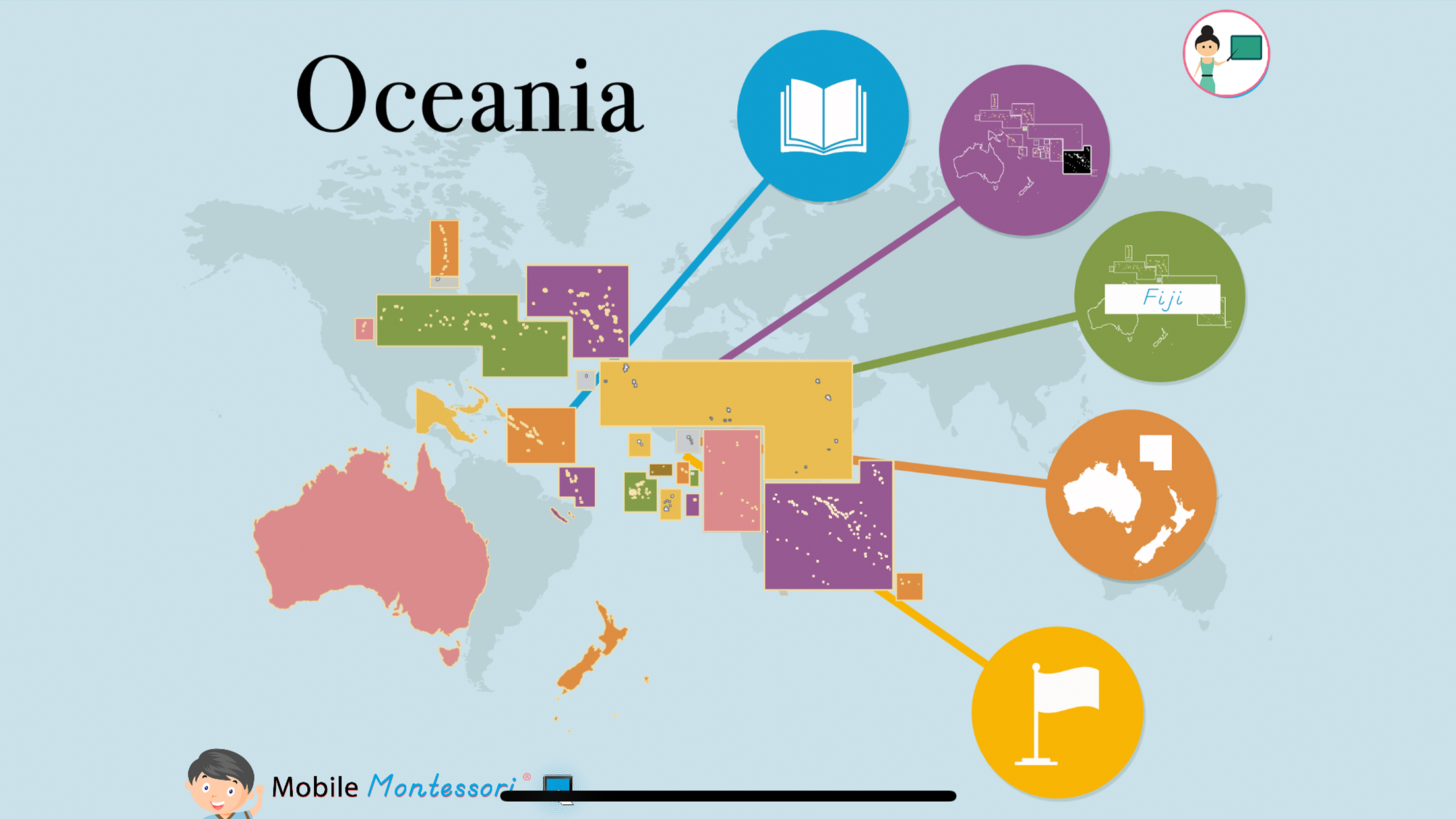 Oceania - Montessori Geography