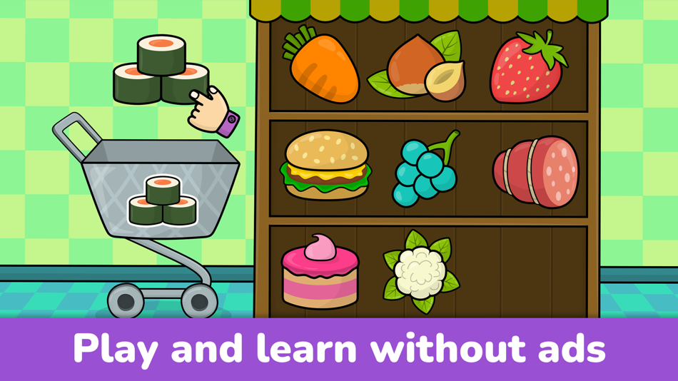#5. Learning games for toddlers 2+ (iOS) 由: Bimi Boo Kids Learning Games for Toddlers FZ LLC