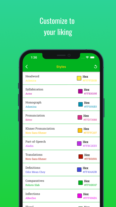 Orkida Dictionary Screenshot