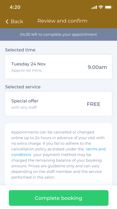Sarah Hurst Skin Clinic Screenshot