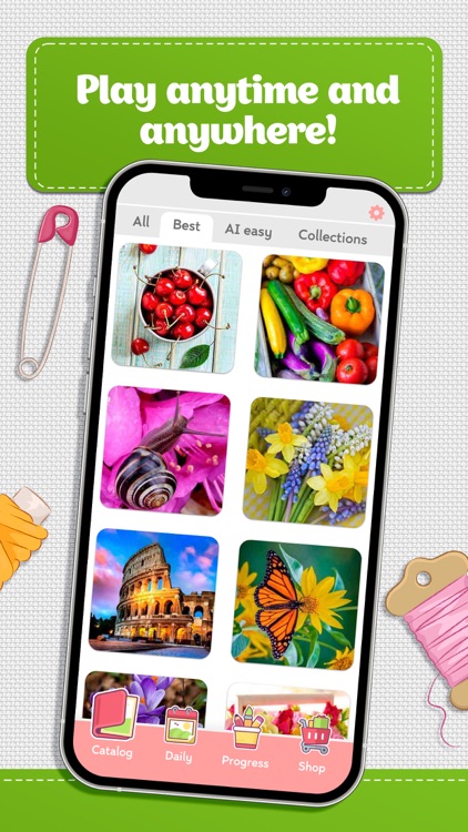 Cross Stitch Coloring Art screenshot-4