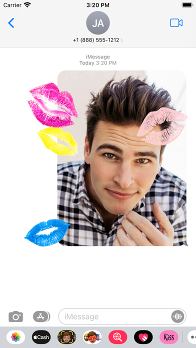 Screenshot #2 pour Lipstick Kiss