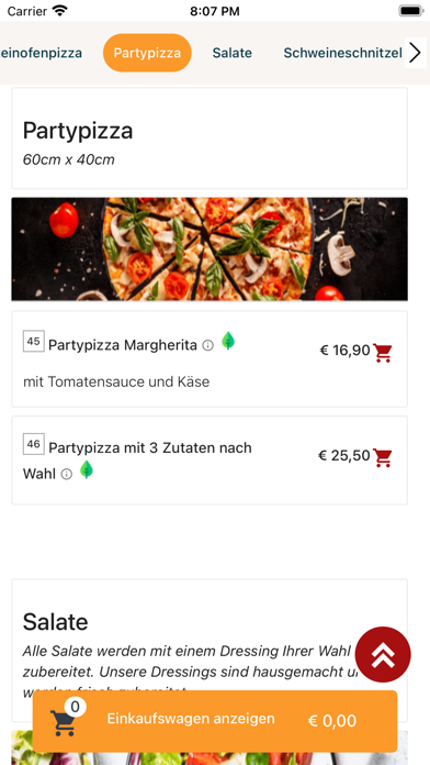 Rialto Pizzeria Obervellmar Screenshot