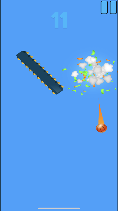 Flip Dunk Shot basketball game Screenshot