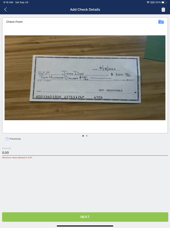 iATS Simply Deposit Mobile