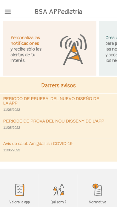 Screenshot #1 pour BSA APPediatria