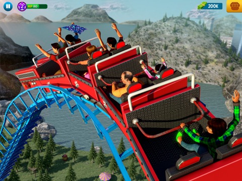 Roller Coaster Theme Park Gameのおすすめ画像5