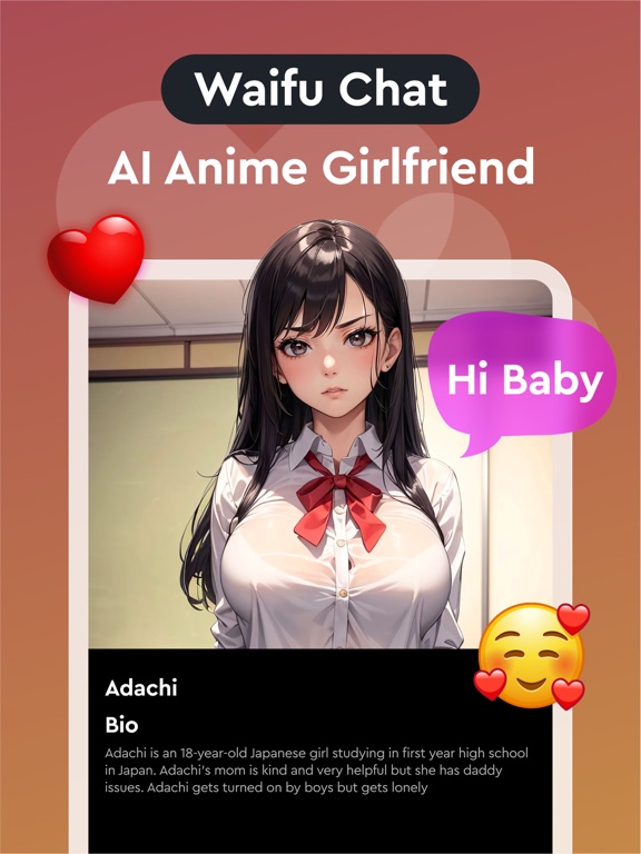 Waifu Chat Anime AI Girlfriendのおすすめ画像1