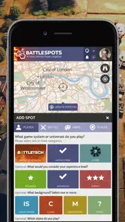 battlespots - tabletop players iphone screenshot 2