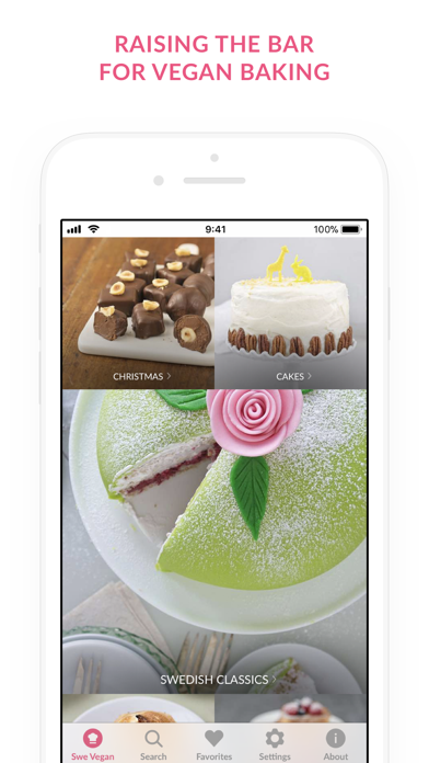 Screenshot #1 pour Swedish Vegan Dessert Recipes