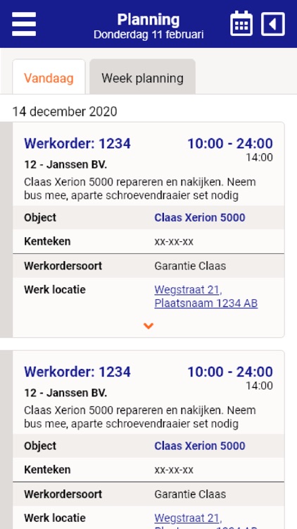 Didata Mavis WerkorderApp