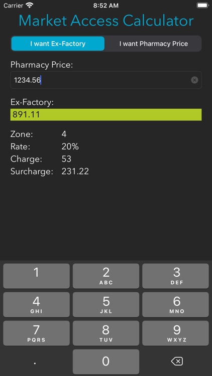 Market Access Calc