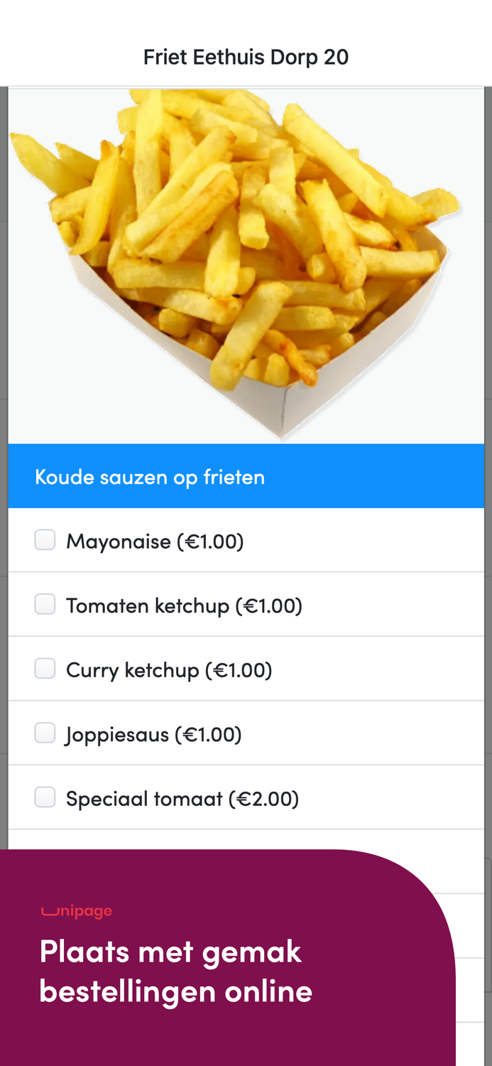 Friet Eethuis Dorp 20