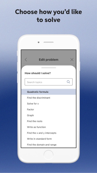 Mathway: Math Problem Solver Screenshot