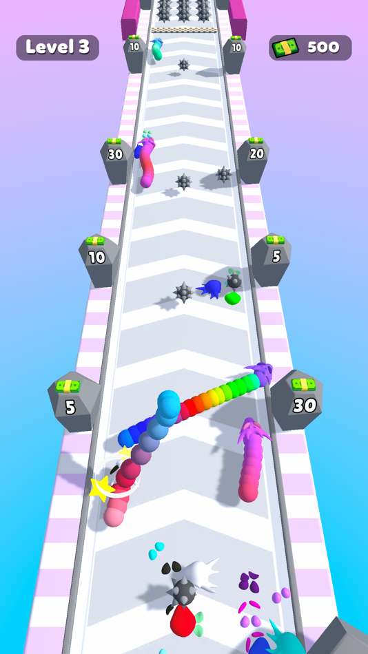 #2. Sneaky Snake! (iOS) 由: Abdurrahman Sapoglu