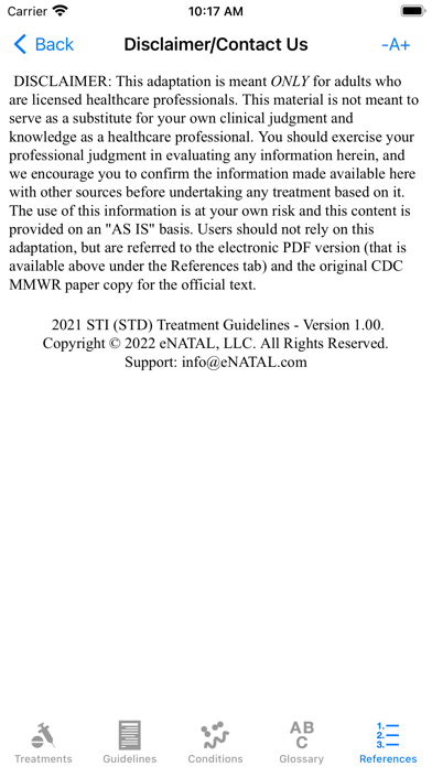 2021 CDC STI (STD) Guidelines Screenshot