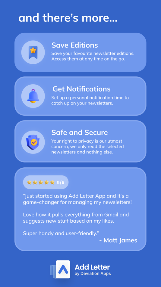 #6. Add Letter - Newsletter Reader (iOS) 由: Devashish Puri