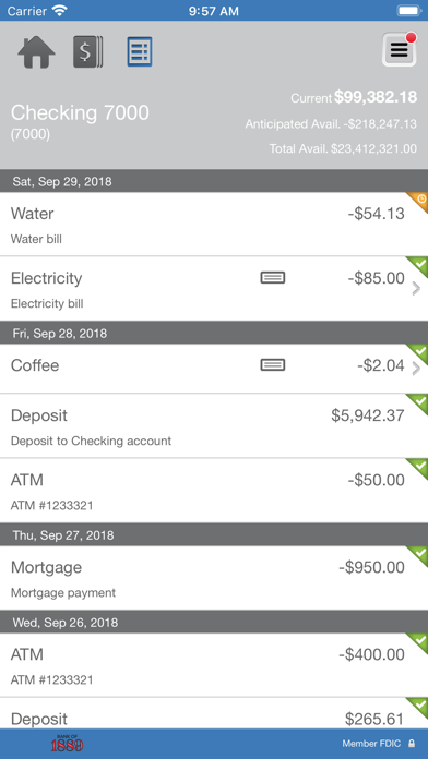 Bank of 1889 Business Screenshot