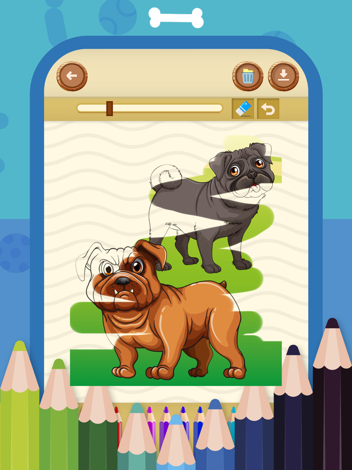 Dogs Coloring Book Collection