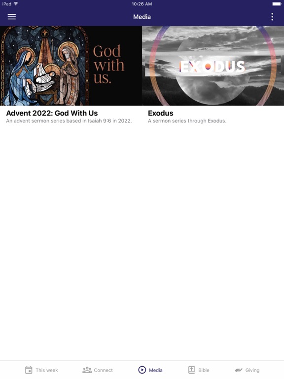 Estrella Mountain Church iPad screenshot 3 - Education app