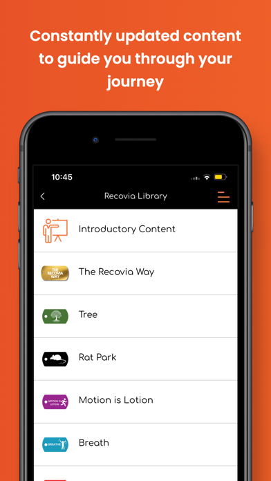 Recovia Screenshot