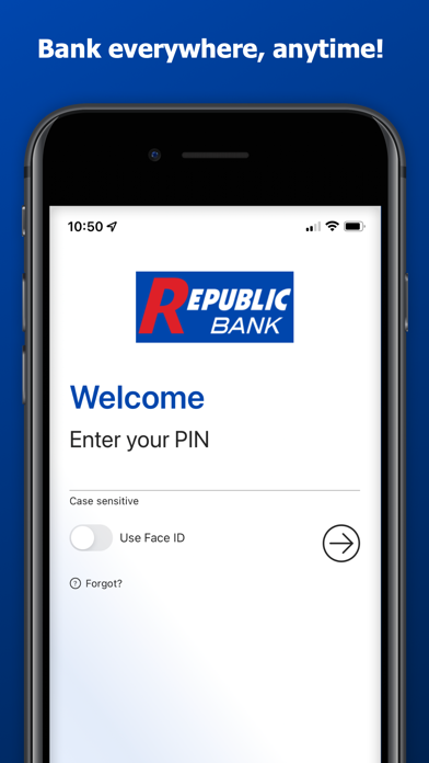 Republic Bank Treasury Direct Screenshot