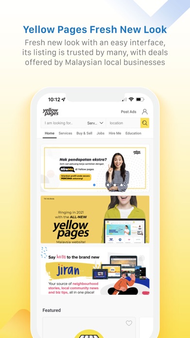 The New Yellow Pages Malaysia Screenshot