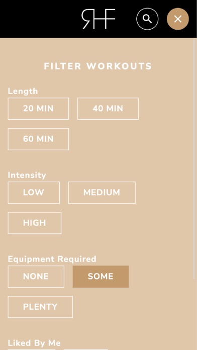 Rachel Homer Fitness & Recipes Screenshot