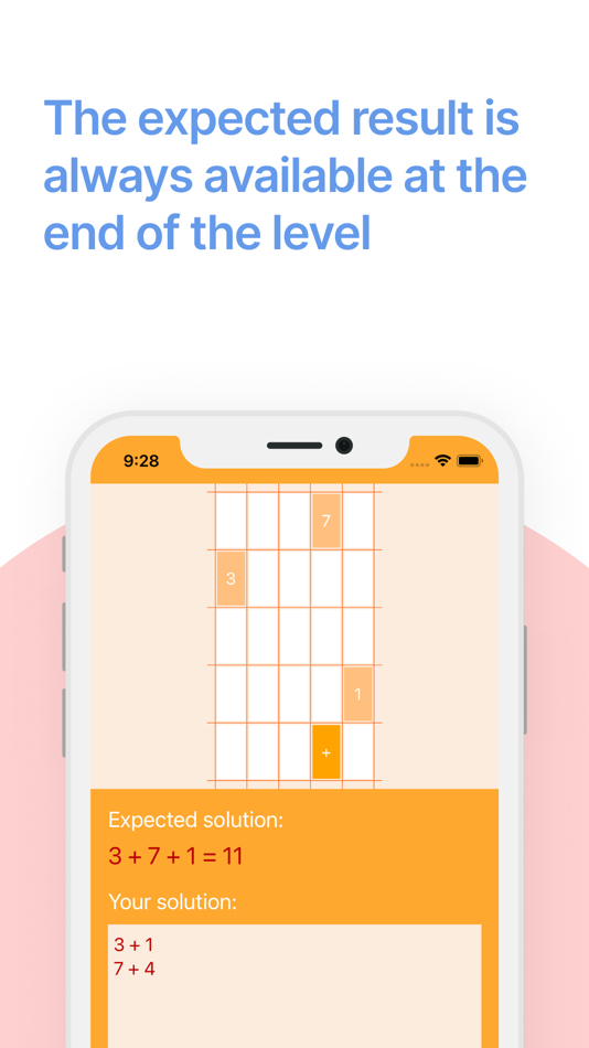 #5. Math game 3+2-1 (iOS) By: Denis Kashin